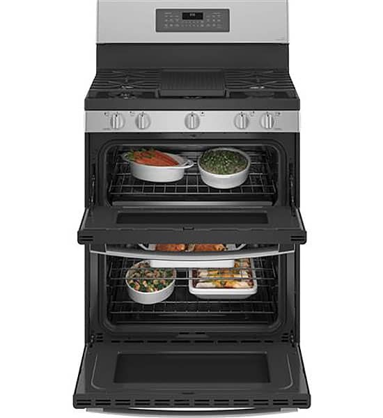 ge-profile-double-oven-gas-range-open-food-view-PGB965YPFS.jpg